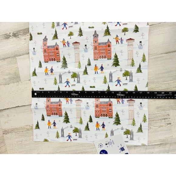 Emory University Wrapping Paper Sheet Gift Tag Stickers - Picture 6 of 6